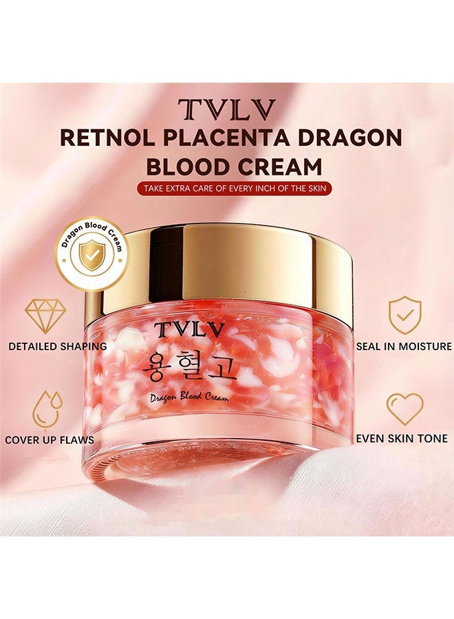 TVLV Retinol Placenta Vitamin Blood Ointment Brightening Moisturizing Nourishing Anti-Aging Facial Cream Moisturizing 30g - Image 2